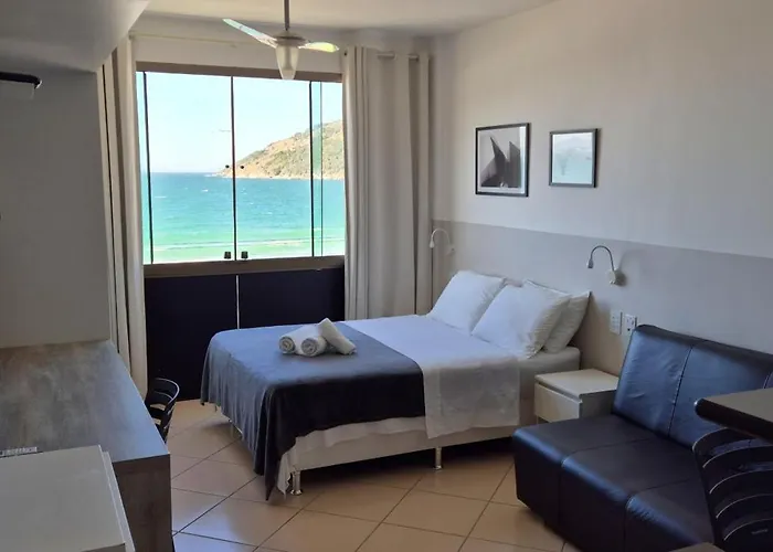 Loft Prainha Ap 207 Frente Mar, Check In 9H-Check Out 13H, Split, Piscina, Self Check In, Portaria 24H Apartamento Arraial do Cabo